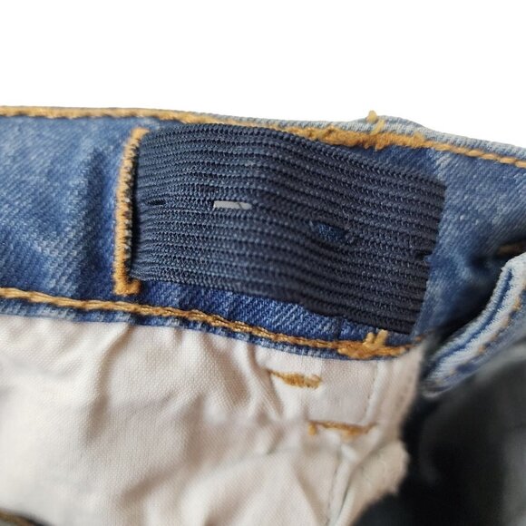 GAP Kids Denim Boys Stretch Straight Jeans Medium Wash Size 10 - Picture 7 of 9